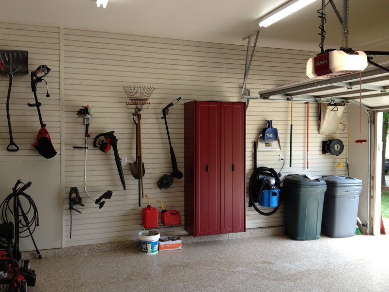 Temecula - Slatwall and a Garage Storage Cabinet