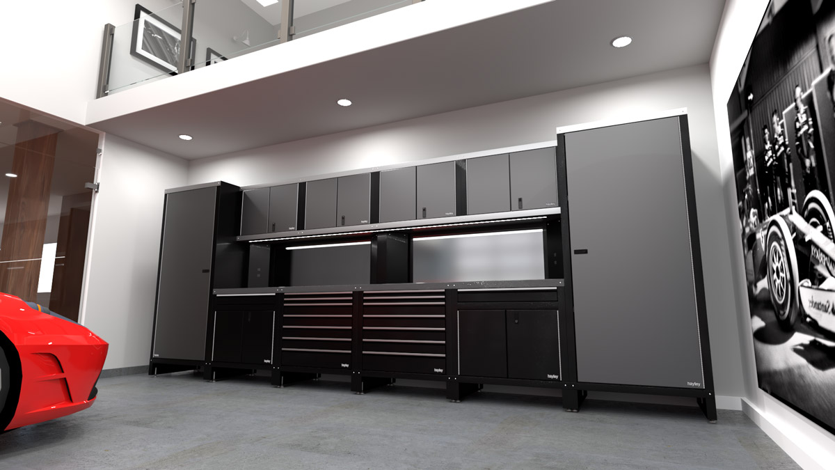 Metal Garage Cabinets Palm Springs CA | Hayley Garage Cabinets
