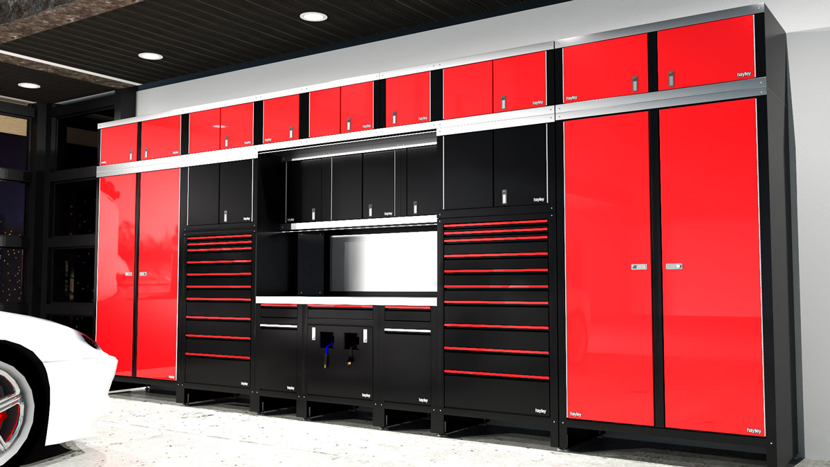 Metal Garage Cabinets Palm Springs CA | Hayley Garage Cabinets